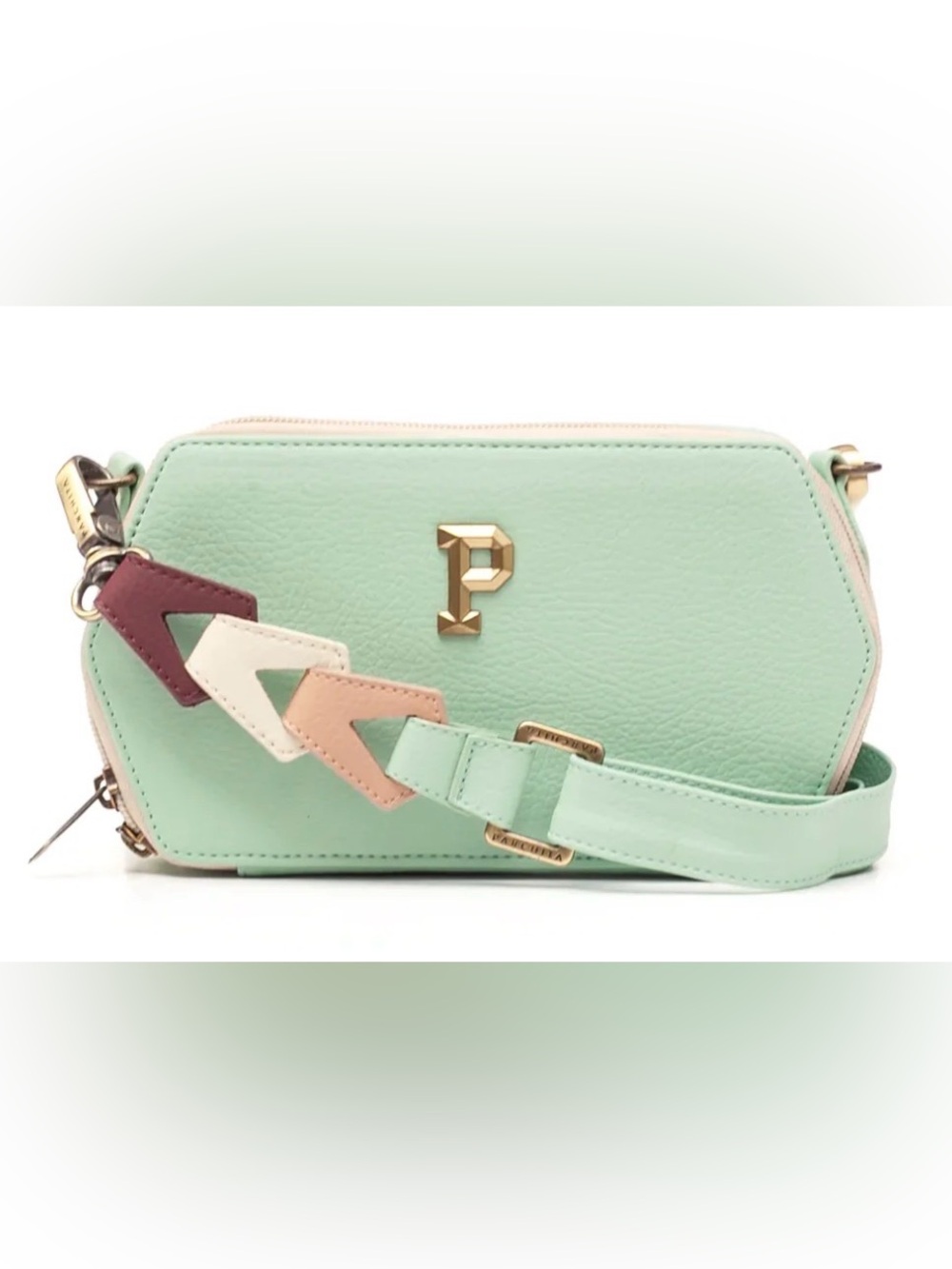 Parchita Mini Malibú Crossbody Bag Mint Green NWT